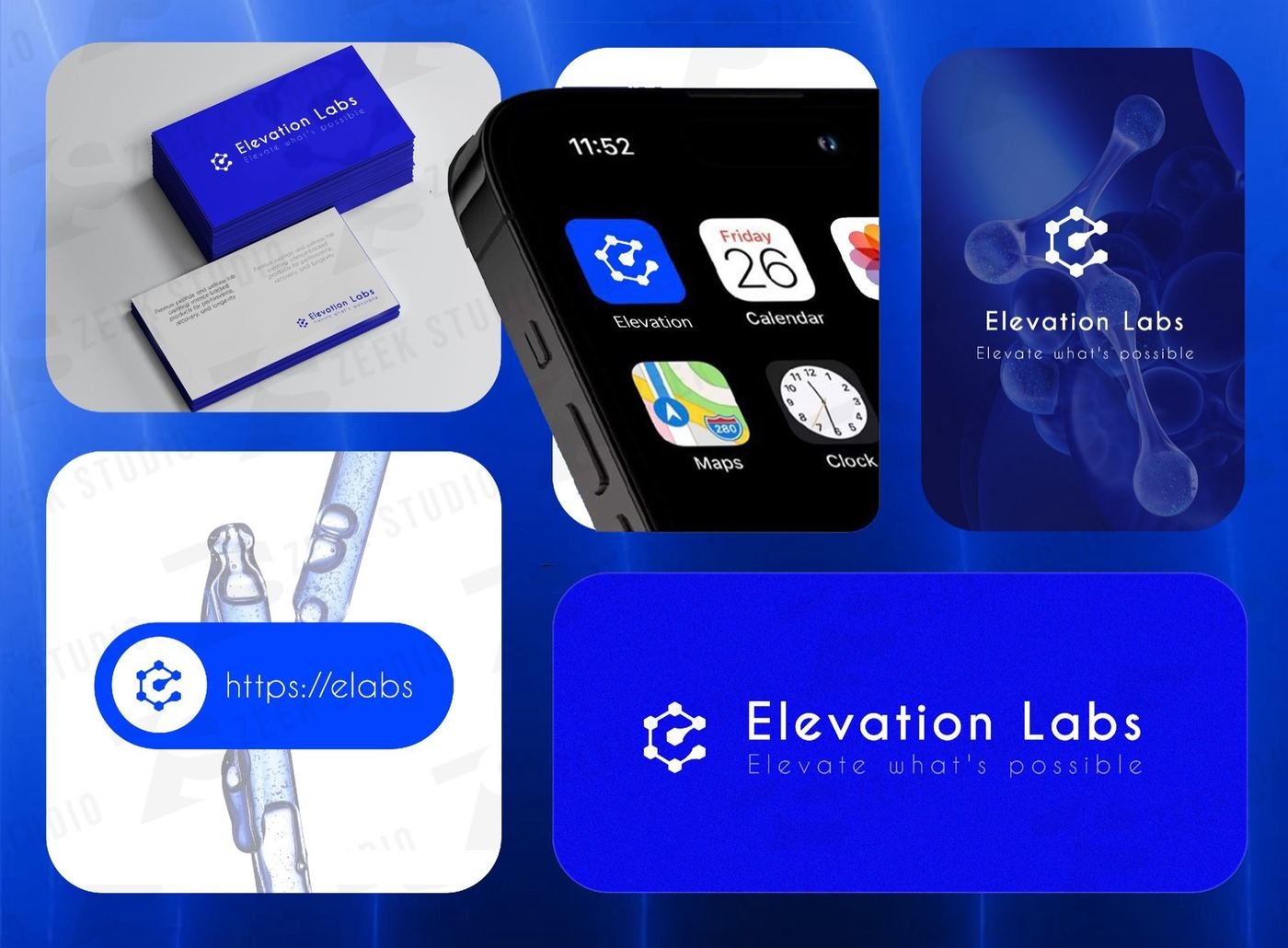 Elevation Labs brand collage